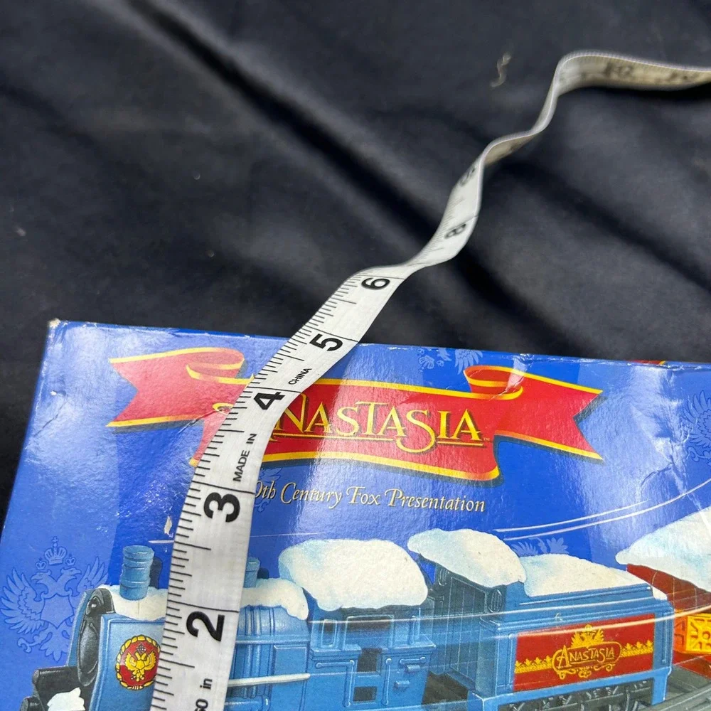 Vintage 1997 Anastasia Movie Train Set 20th Century Fox Equity Marketing Blue